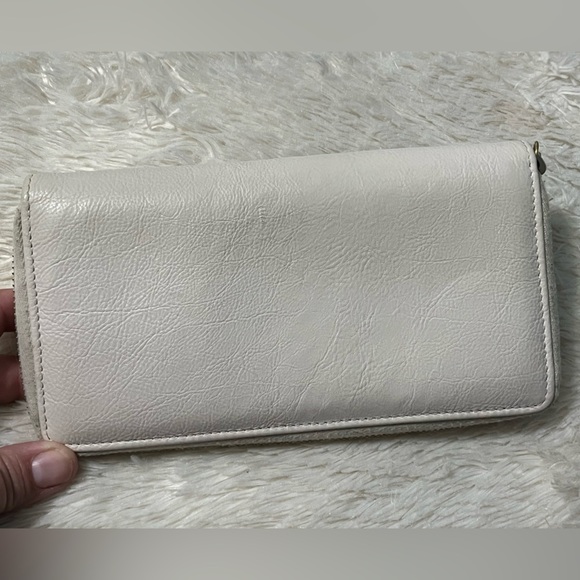 Yves Saint Laurent Zip Long Wallet Leather Italy - Picture 1 of 9